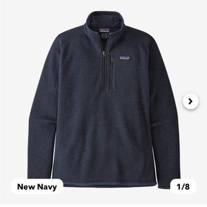 Men’s Patagonia better sweater 1/4 zip